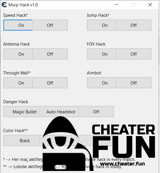 Download Cheat For Pubg Mobile Hack Murp Aimbot Esp Speedhack Autoheadshot Free Hack