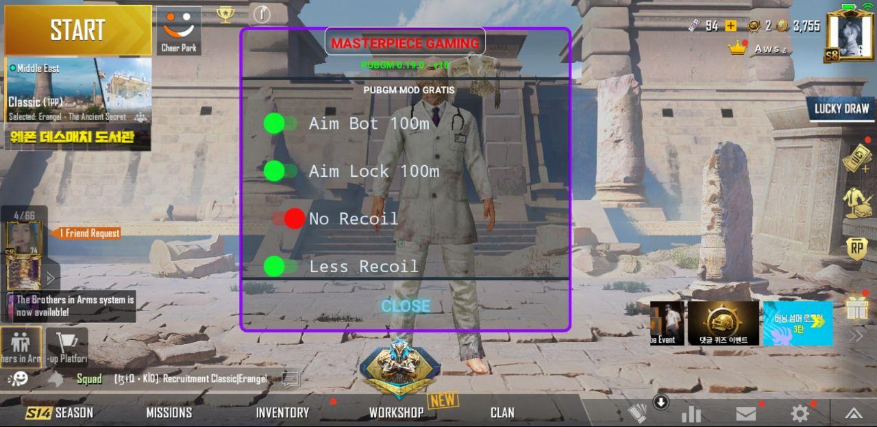 PUBG Mobile Free Cheat for Android - Aimbot, NoRecoil, etc.