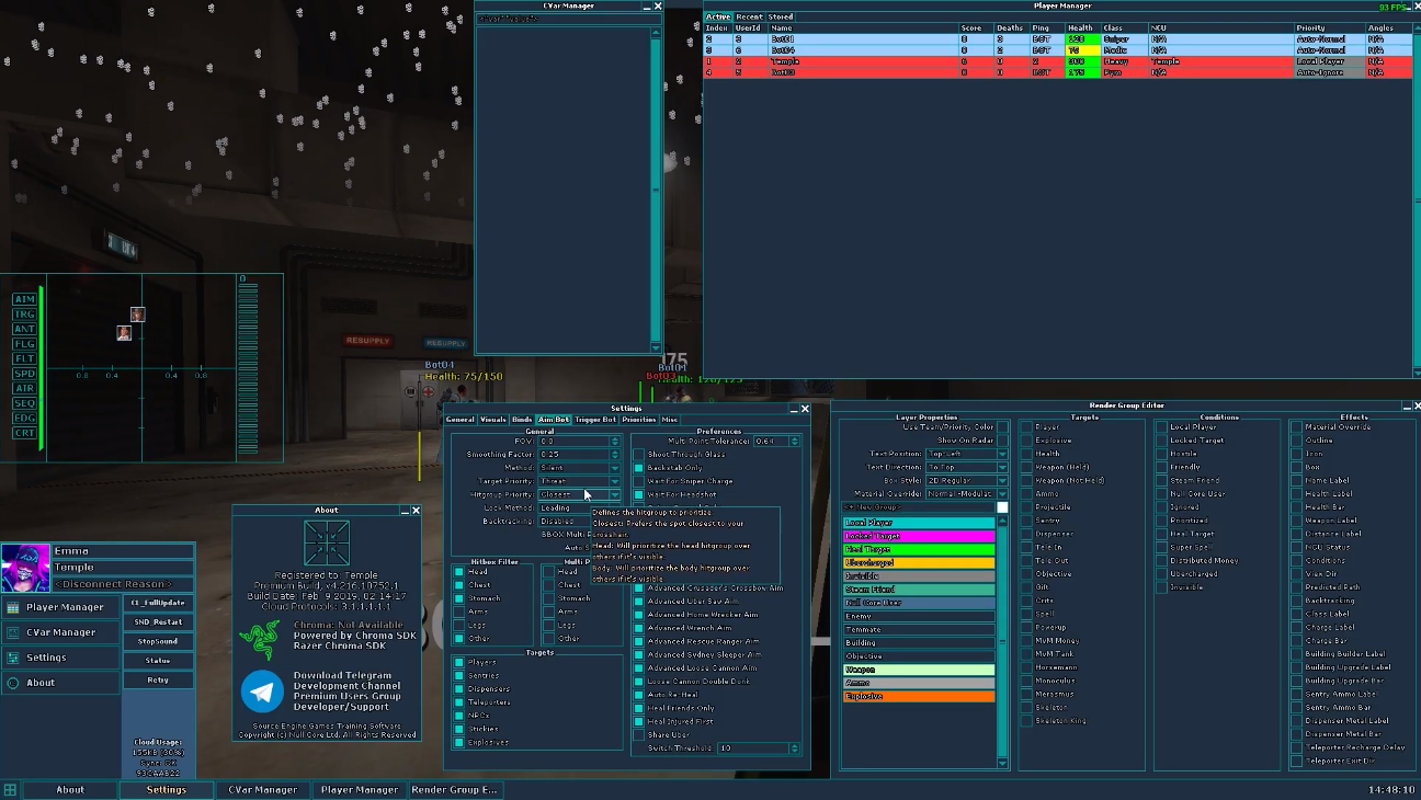 Null core - Aimbot, Visuals, TriggerBot and more