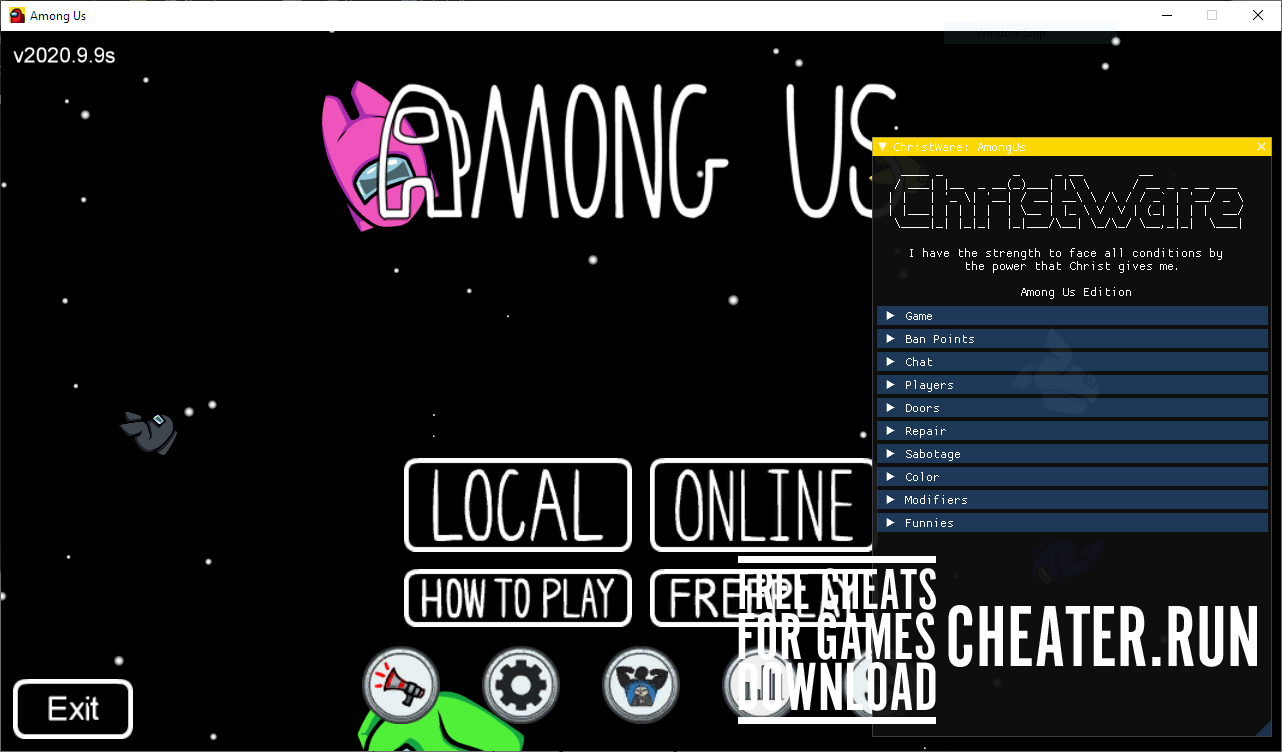 ChristWare Among Us Cheat