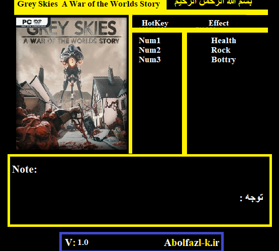 Grey Skies: A War of the Worlds Story - Trainer