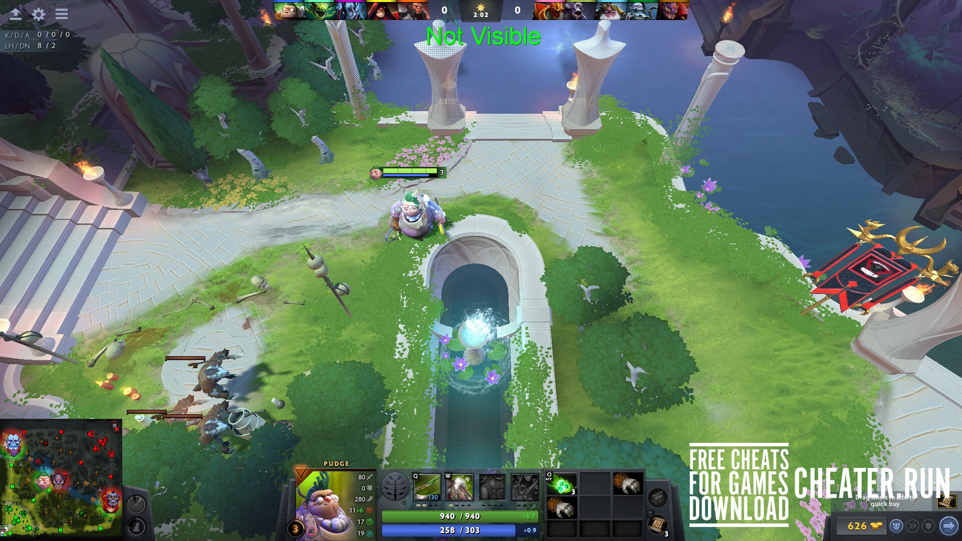 Dota2 Hack - Visible by Enemy Overlay