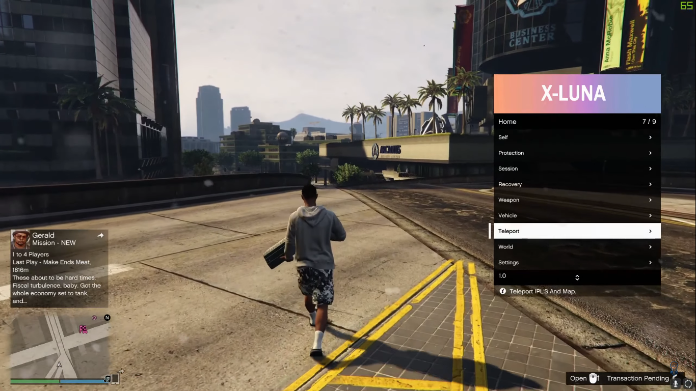 Luna Mod Menu Gta V Online Luna Menu Best GIF - Luna Mod Menu Gta