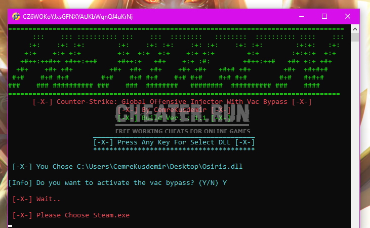 HEXOGEN INJECTOR FOR CS:GO WITH VAC BYPASS / ANTI-BAN SYSTEM / BEST INJECTOR 2021