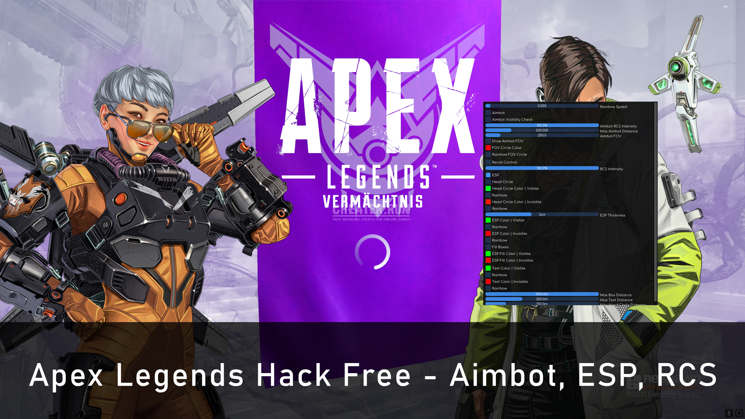 Apex Legends Hack Free - Aimbot, ESP, RCS