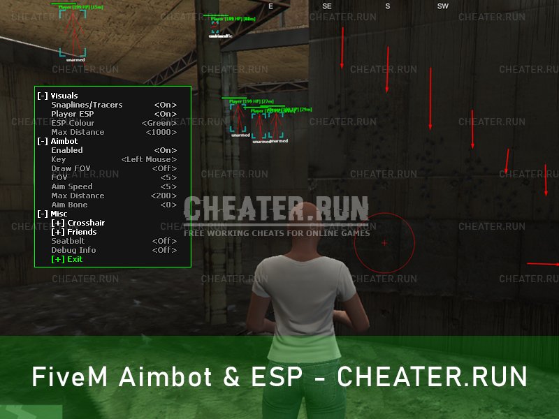 GTA V: FiveM Cheat Aimbot & ESP