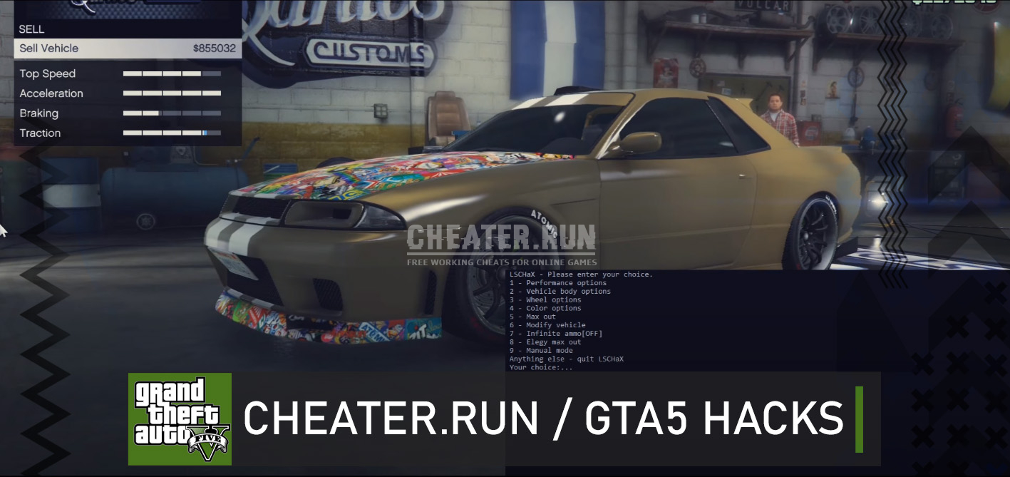 Gta Online Hack Lschax Car Editor Gta V1 61