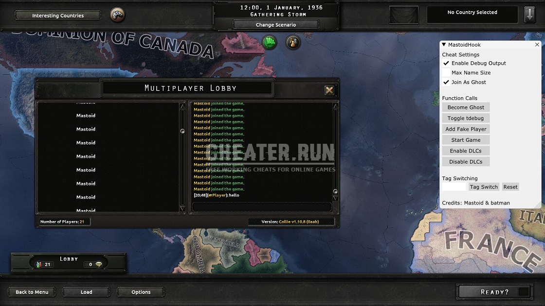 Cheat for Hearts of Iron IV