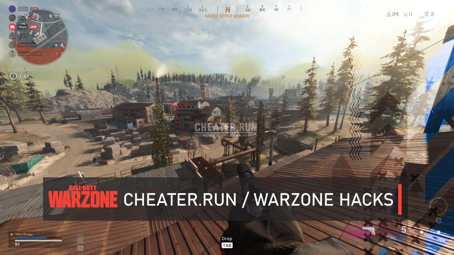 warzone free hack download