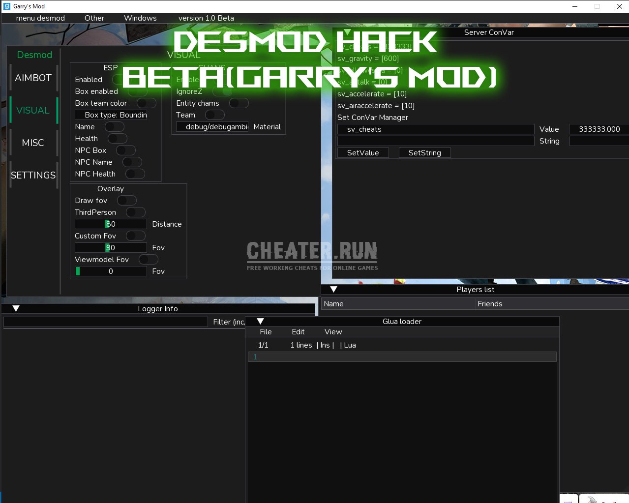 Cheat for Garry s Mod – Desmod Free Download – Financial Derivatives Company, Limited