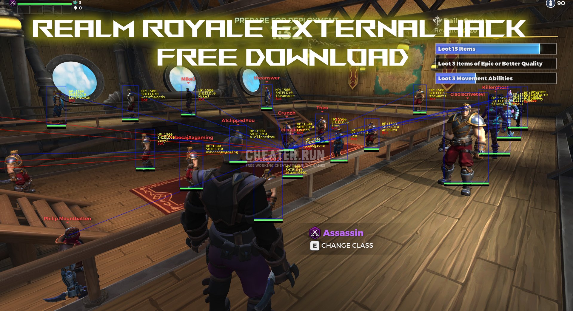 Realm Royale External Hacks, Cheats - Free Download