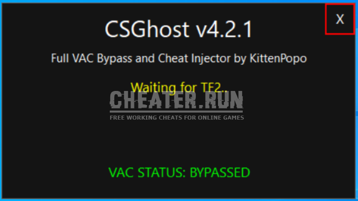 TFGhost - Fast and simple TF2 injector will FULL Vac bypass