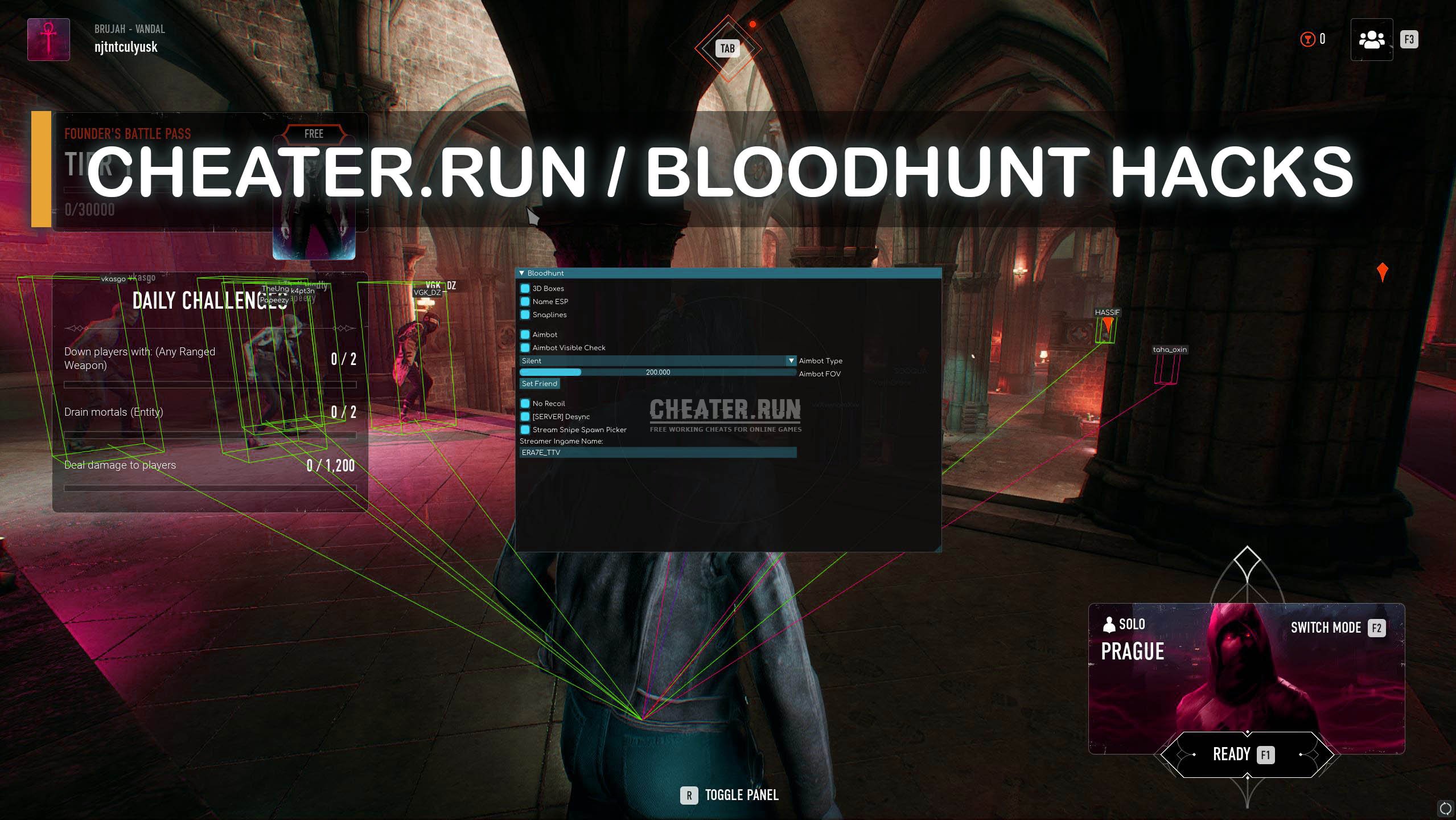 Bloodhunt Internal Hack