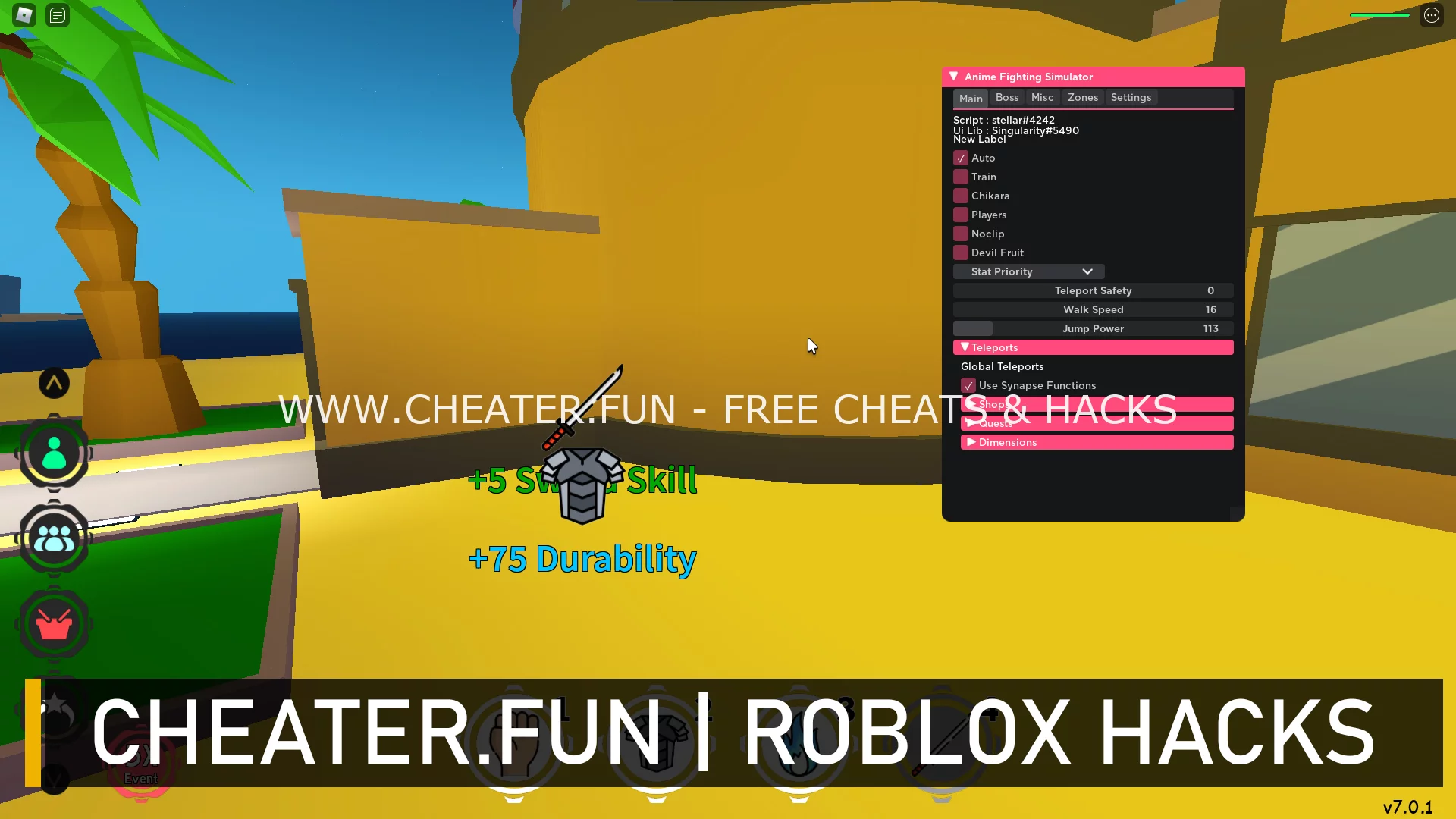 Free Hack for Anime Fighting Simulator Roblox