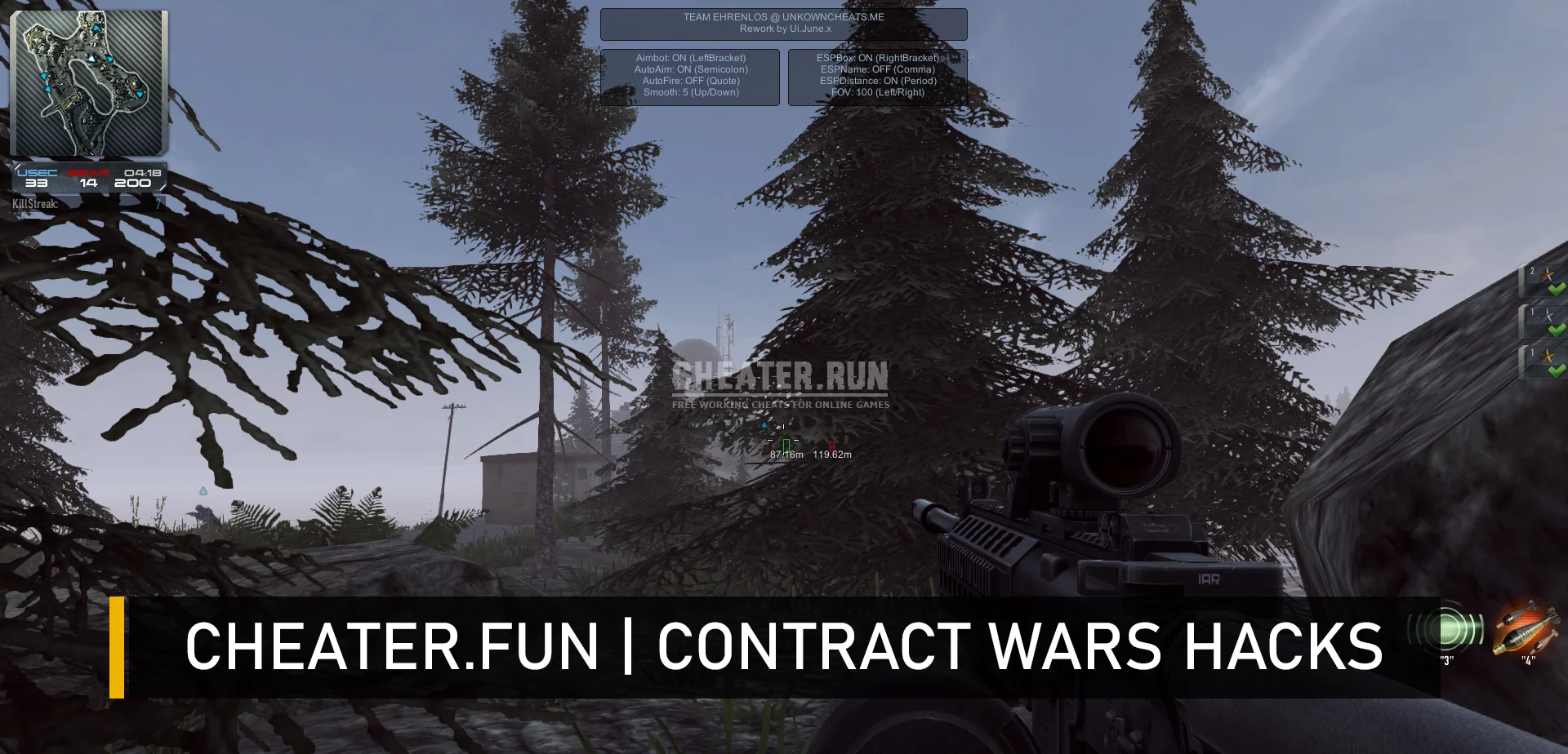 Contract Wars Free Hack