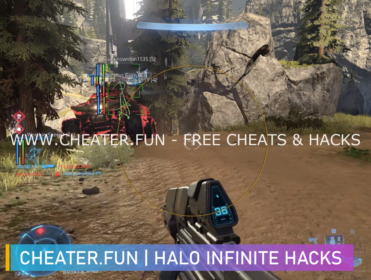 Cheat ESP for Halo Infinite Steam - Box ESP, Health ESP, Weapons ESP