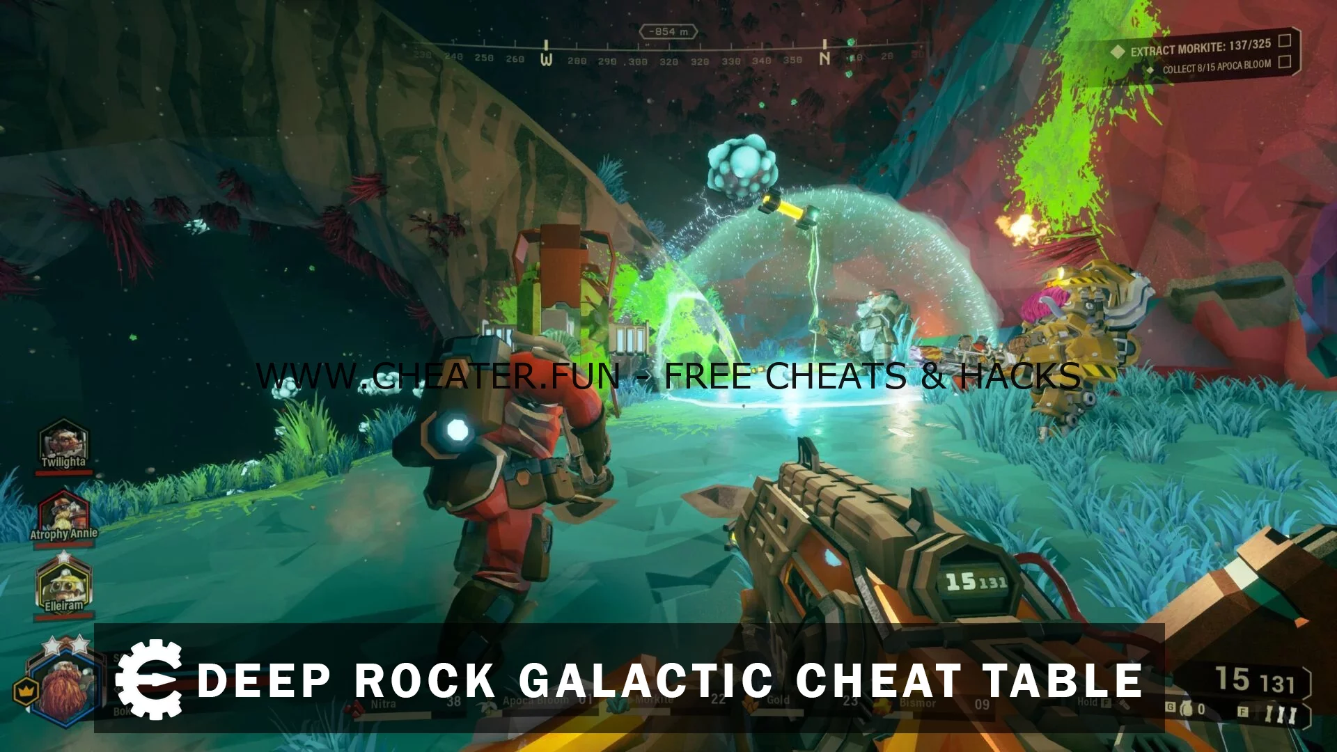 Deep Rock Galactic Cheat Table
