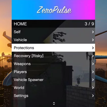 ZeroPulse GTA V Online Mod Menu