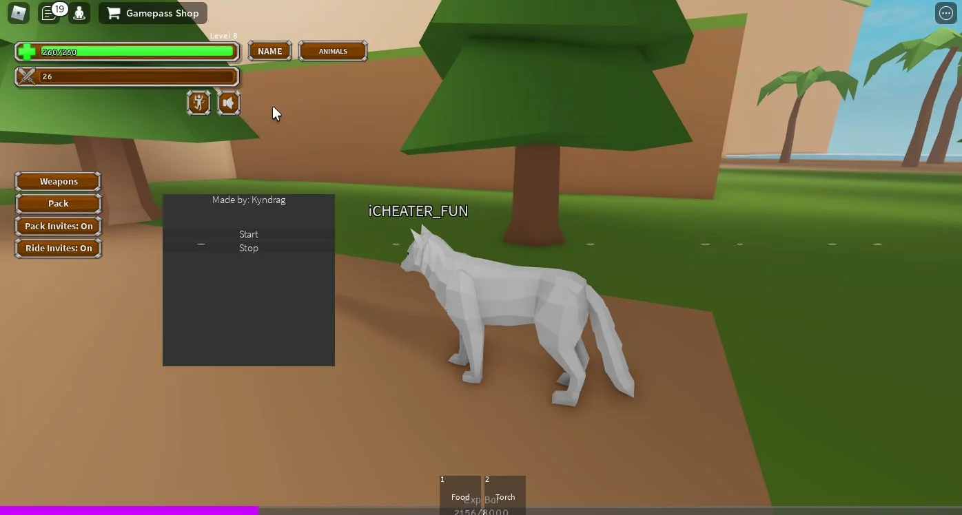 animal simulator script