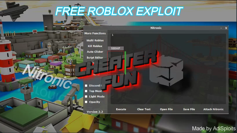 Nitronic - Free Roblox exploit