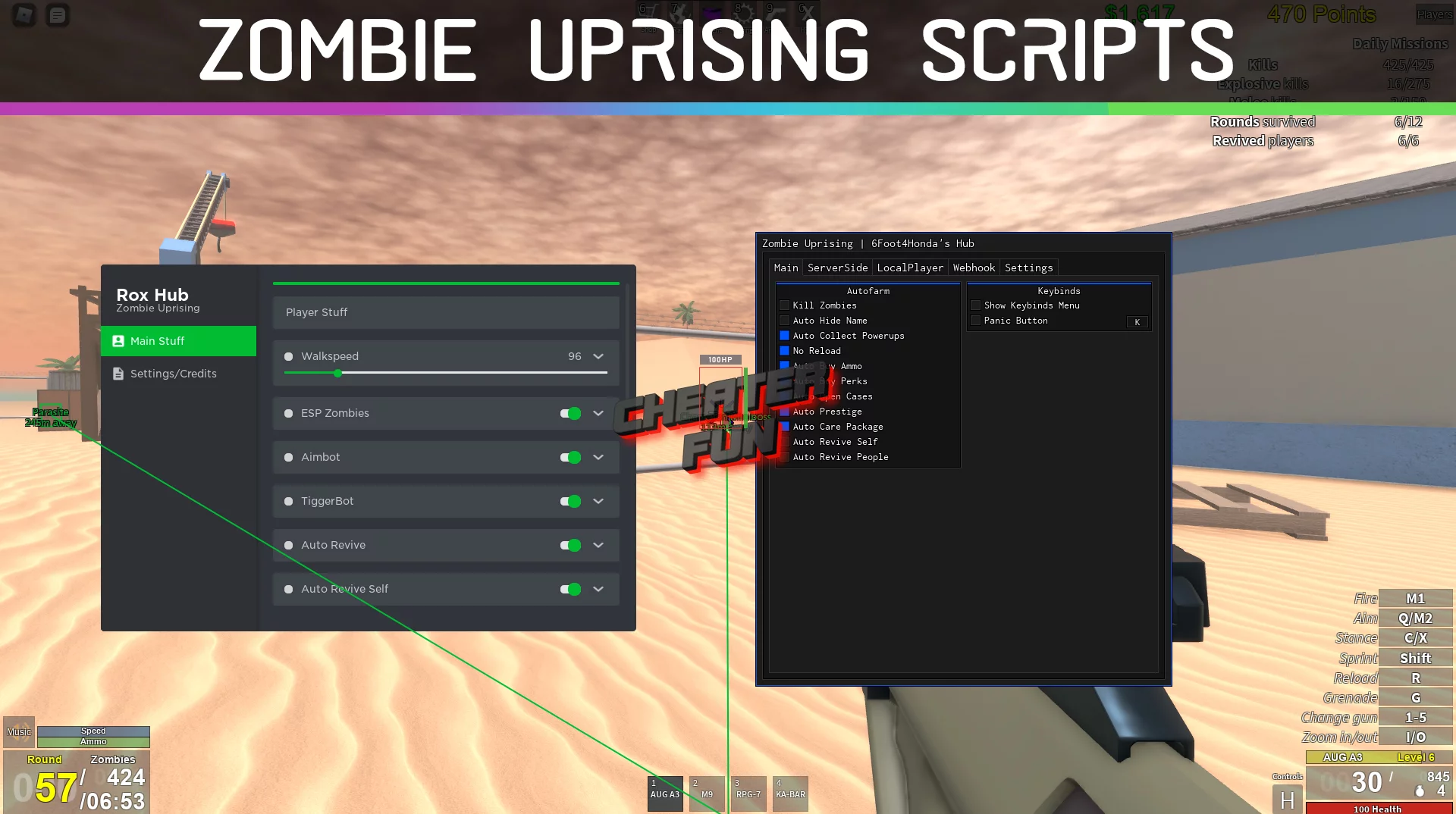 zombie uprising scripts roblox free