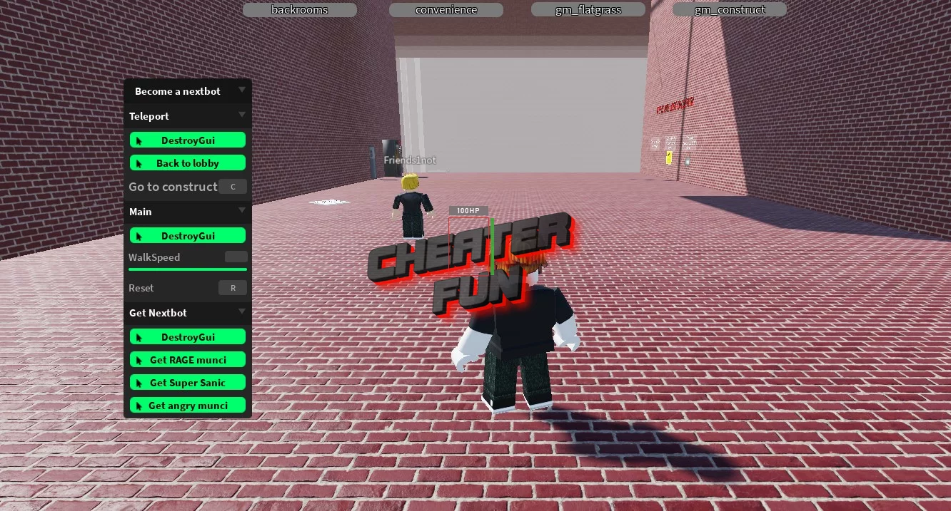 Making a nextbot game. (Beta, This Video is not final expect changes.) :  r/roblox