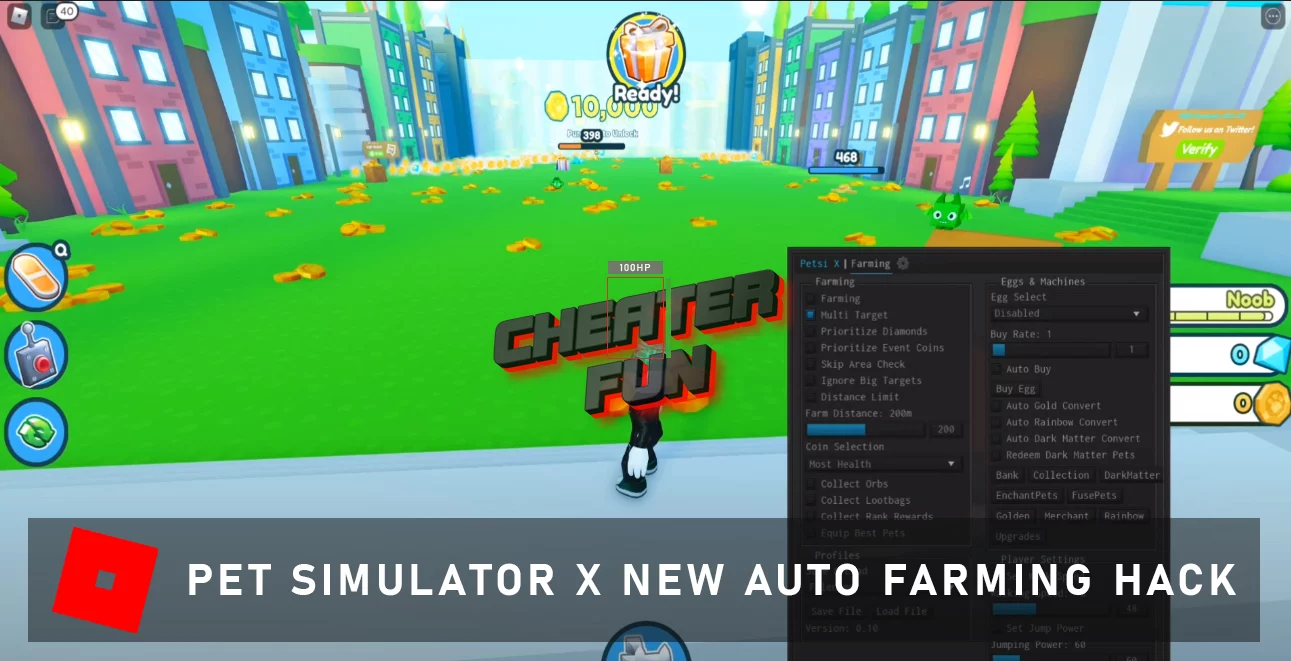 Pet Simulator X New Auto Farming Hack PasteBin 2022