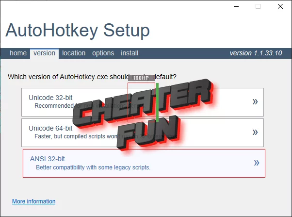 AutoHotkey program