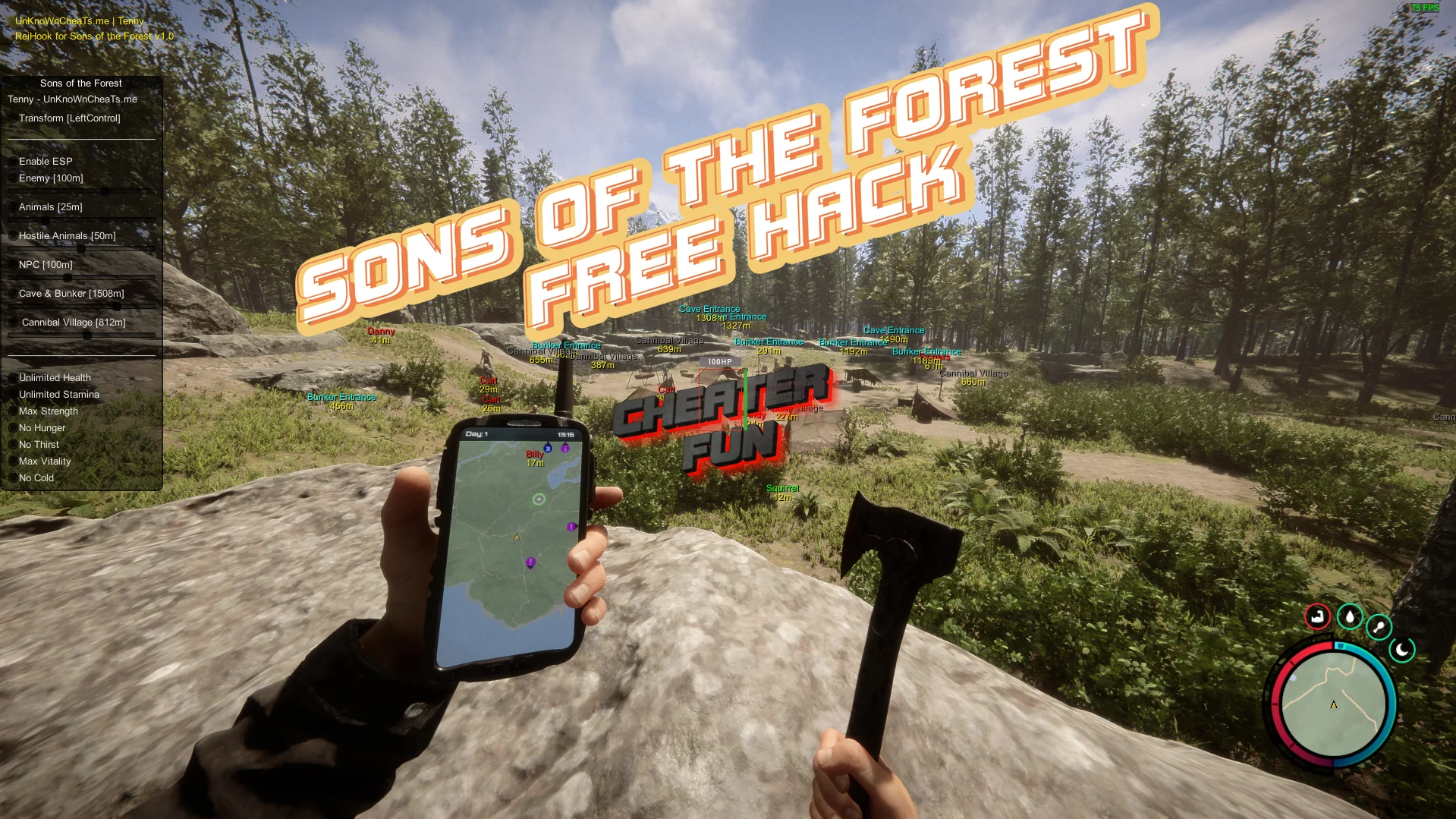 Sons of the Forest Hack Free download