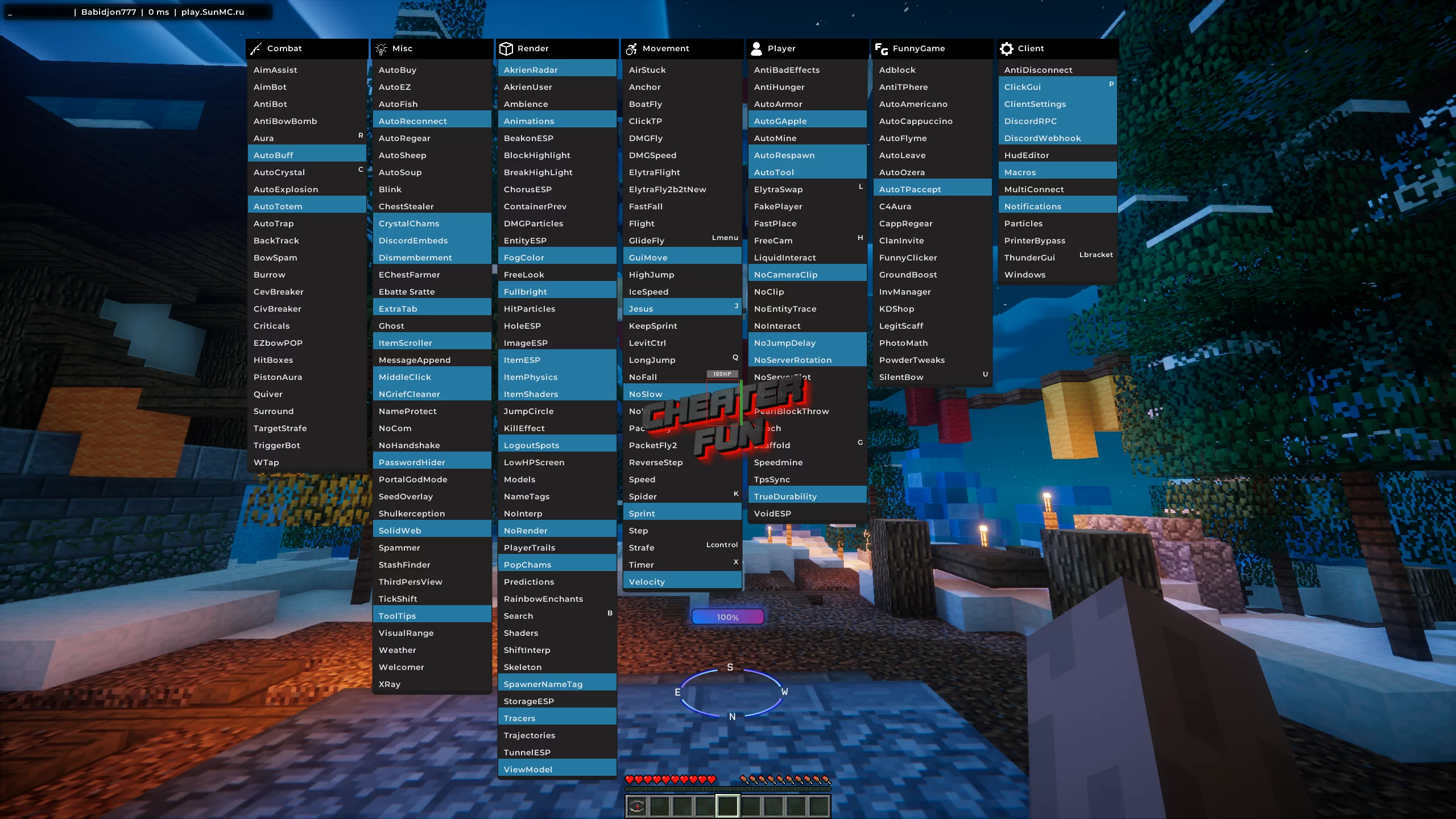 ThunderHack Minecraft 1.12.2
