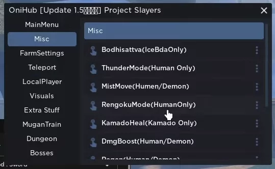 Project Slayers Private Server Commands 2023 - naguide