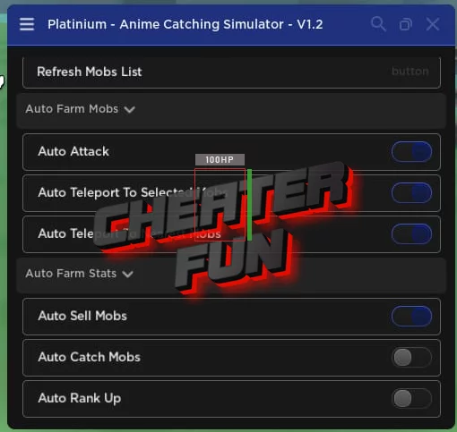 Roblox Anime Catching Simulator Hack - Auto Click, Auto Sell, and