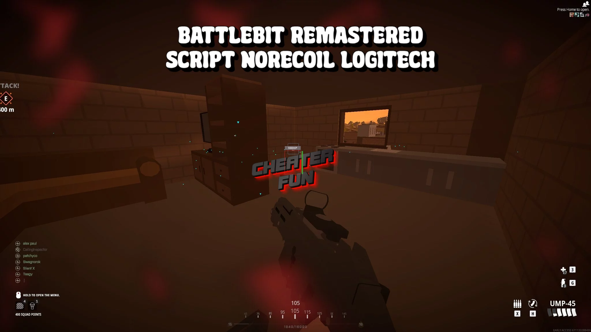 BattleBit Remastered Hack-Script NoRecoil (Logitech)
