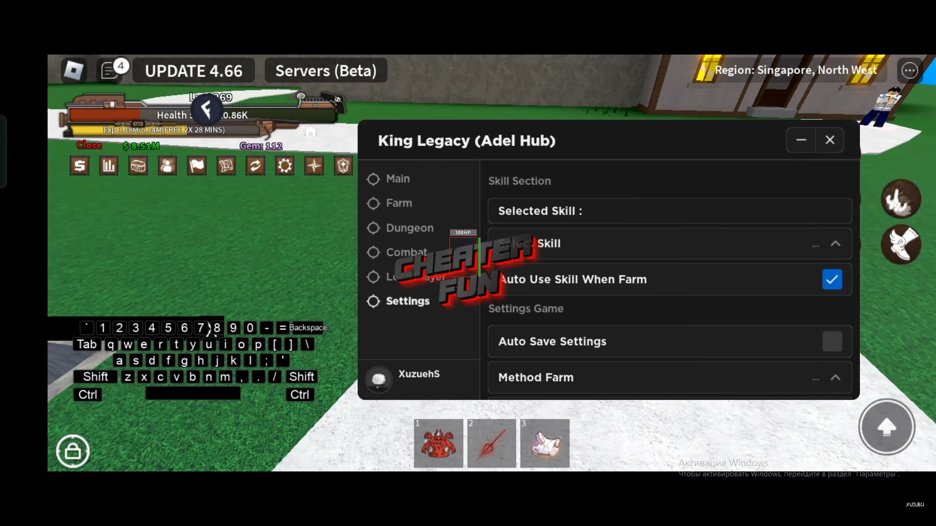 King Legacy Script Mobile/PC Adel Hub - Auto Farm, Auto Haki