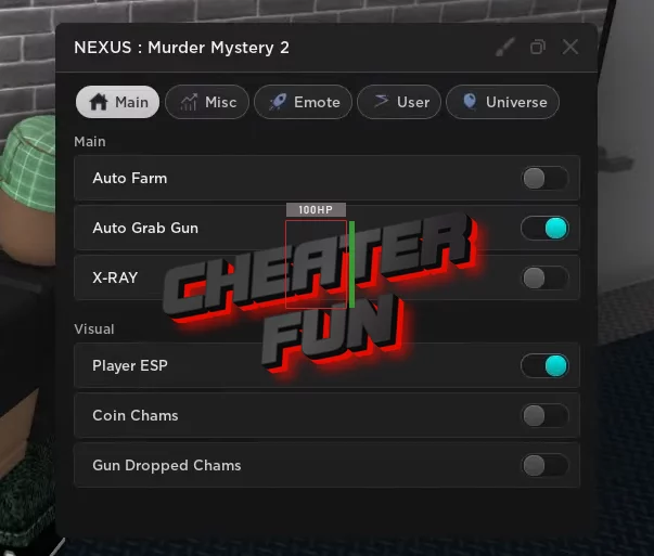 Murder Mystery 2 Scripts - NEXUS, MM2 Admin Panel