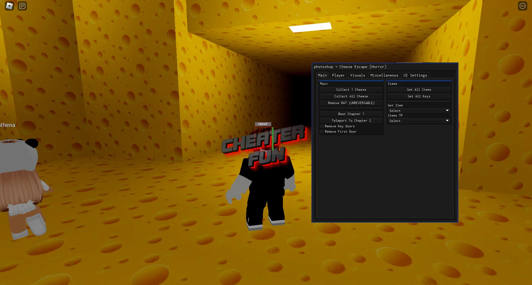 Cheese Escape Roblox Script: Get All Keys, Get All Items & More