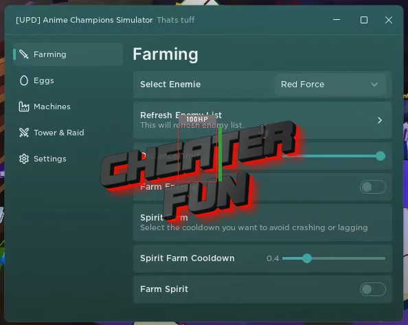 Anime Champions Simulator (ACS) Script