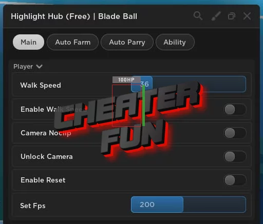 Blade Ball Hack AutoFarm GUI - Highlight Hub