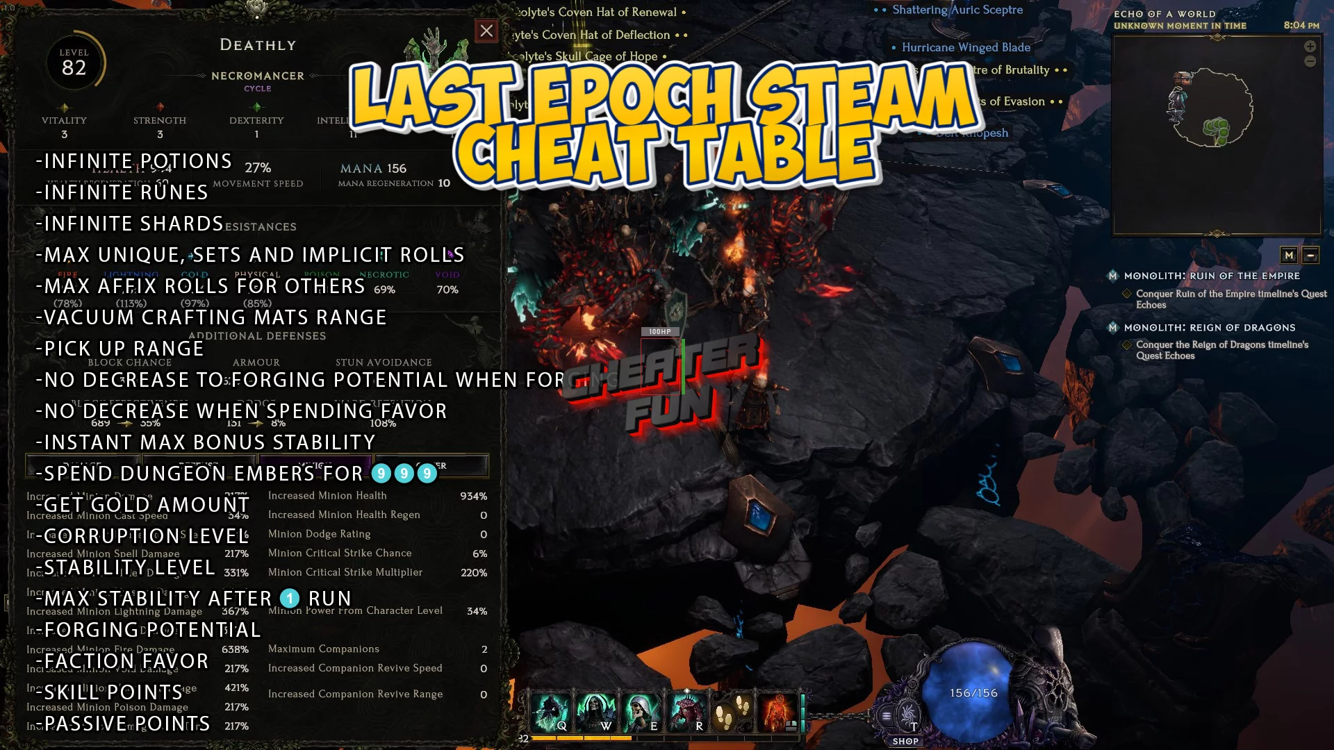 Last Epoch Steam Cheat Table