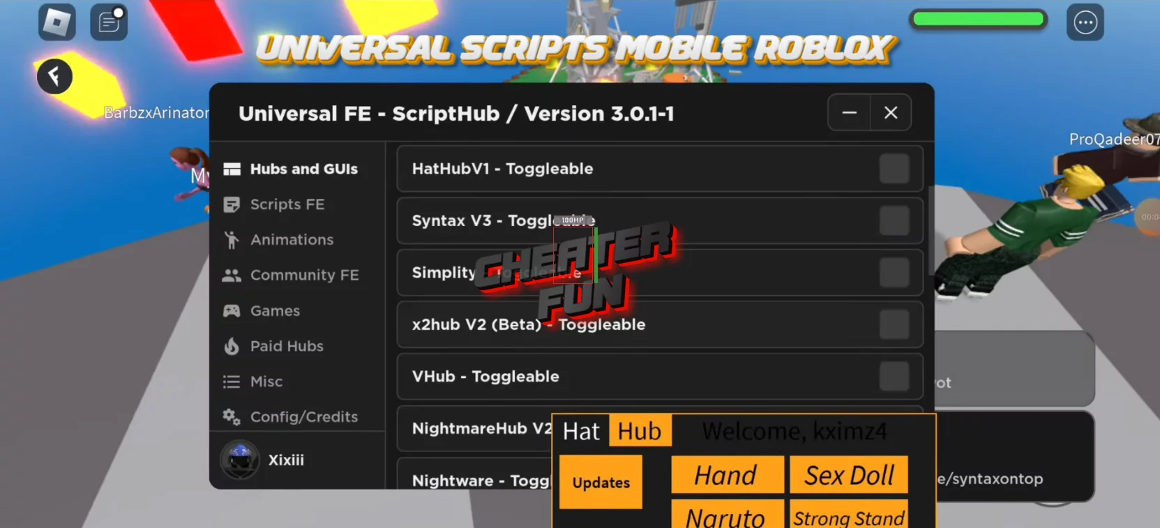 Universal Scripts Mobile Roblox
