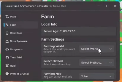 Nexus Hub Anime Punch Simulator Script AutoFarm