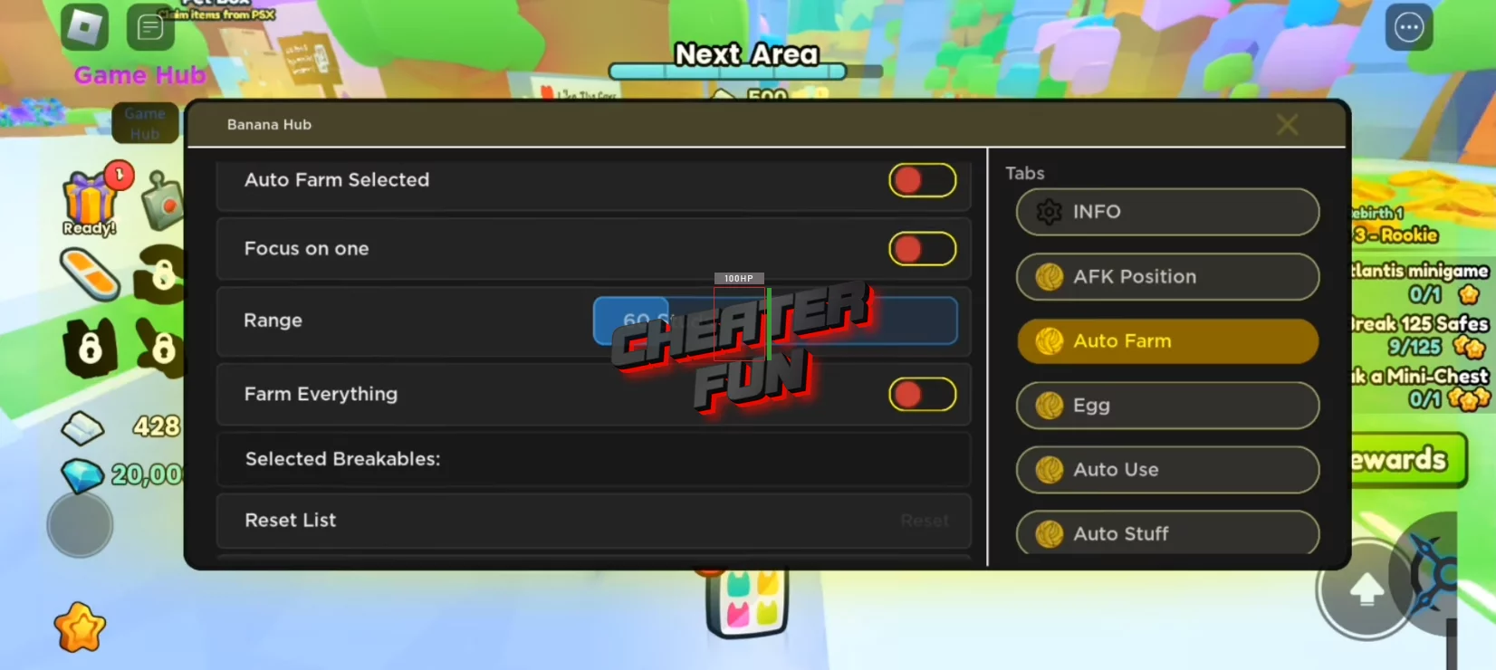 Pet Simulator 99 Hack Banana Hub - AutoFarm GUI