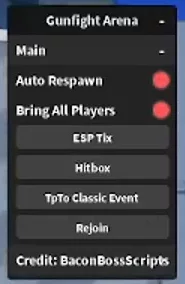 Gunfight Arena Script Pastebin